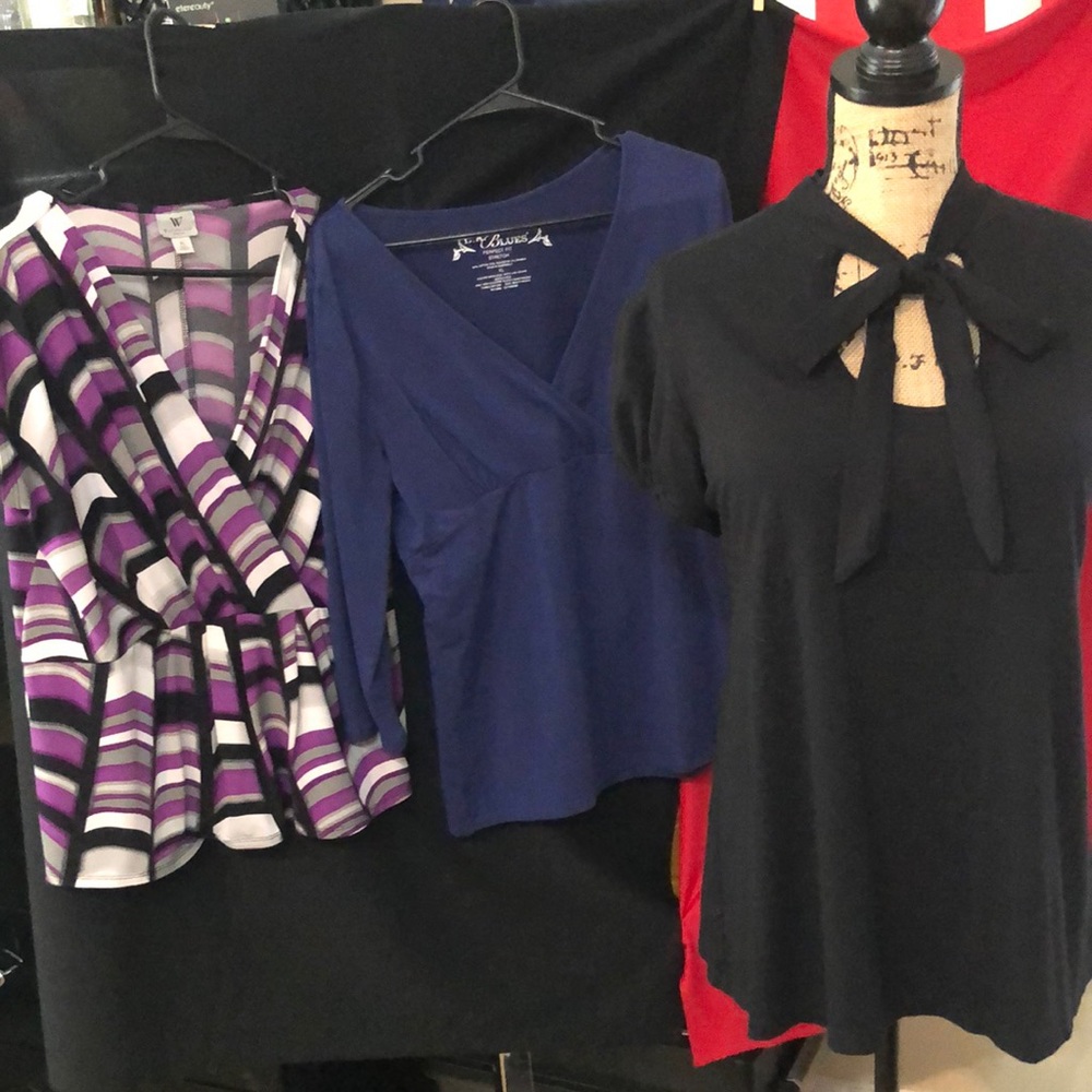 Three women’s tops